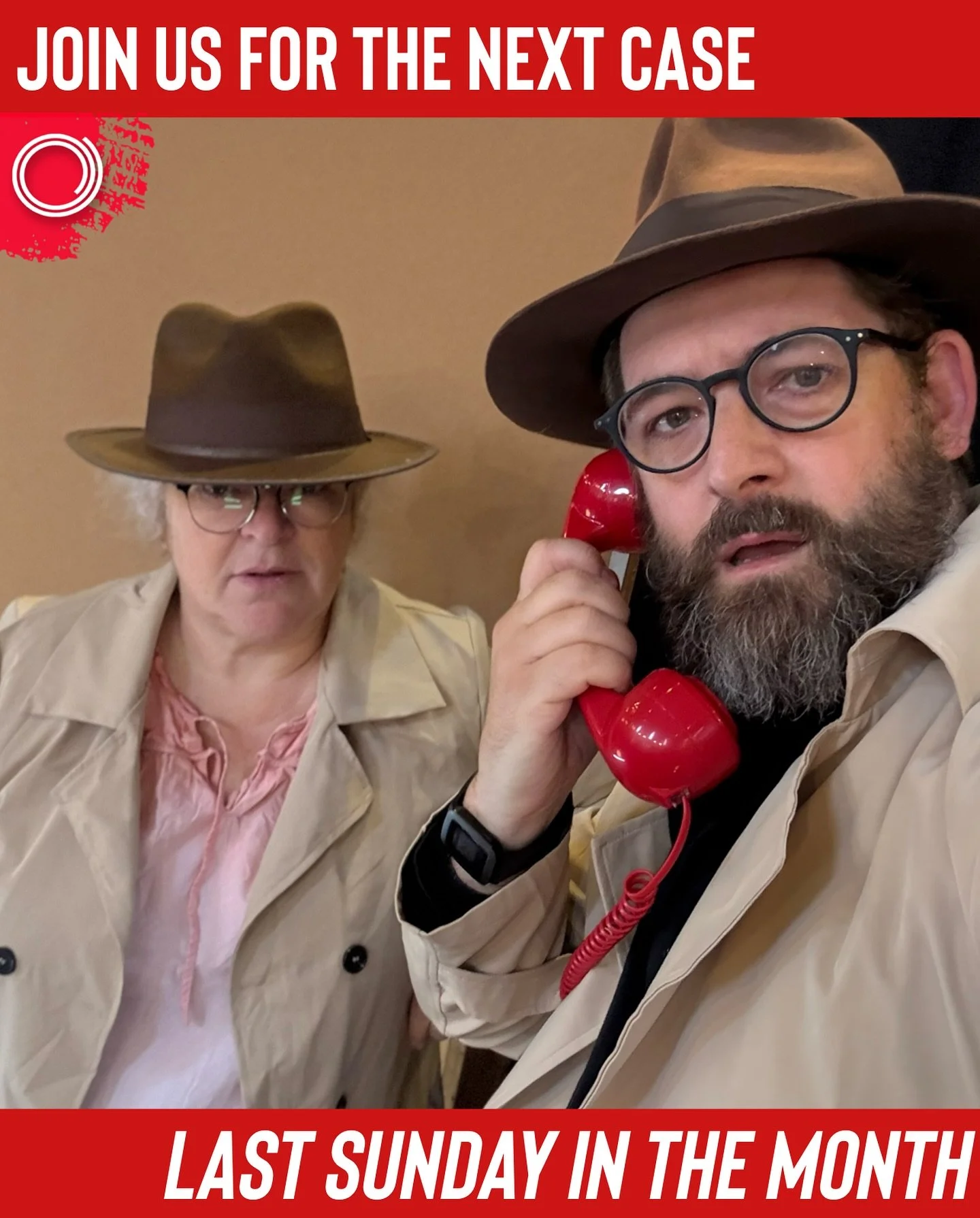 The last Sunday in the month is our Family Service. This year we will explore the world and works of Jesus through the Nazareth Detective Agency. Join Nick Nazareth as he hunts for answers. Be encouraged to come dressed as a detective (all ages). 10: