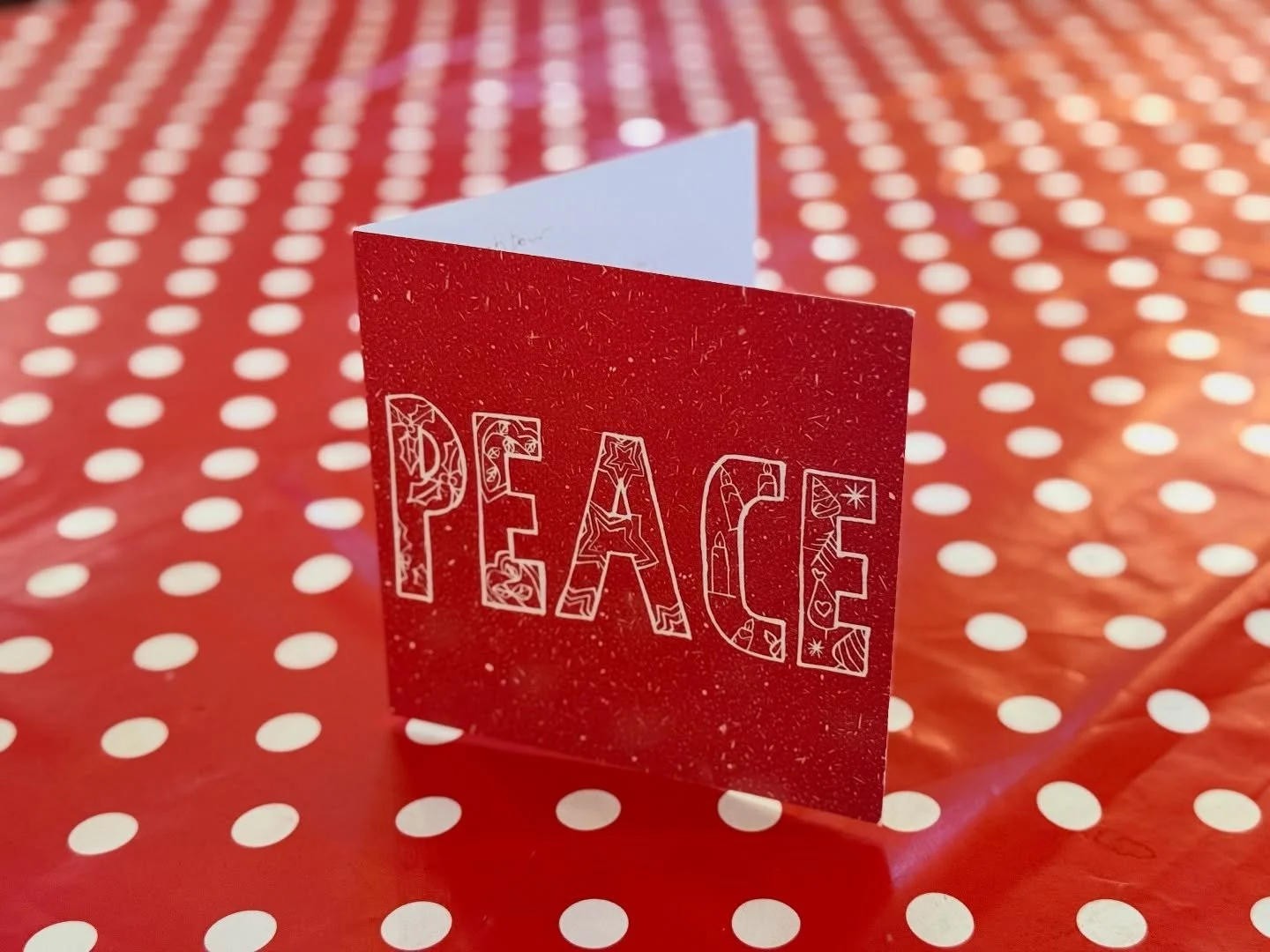 Sharing peace across the neighbourhood this Christmas.