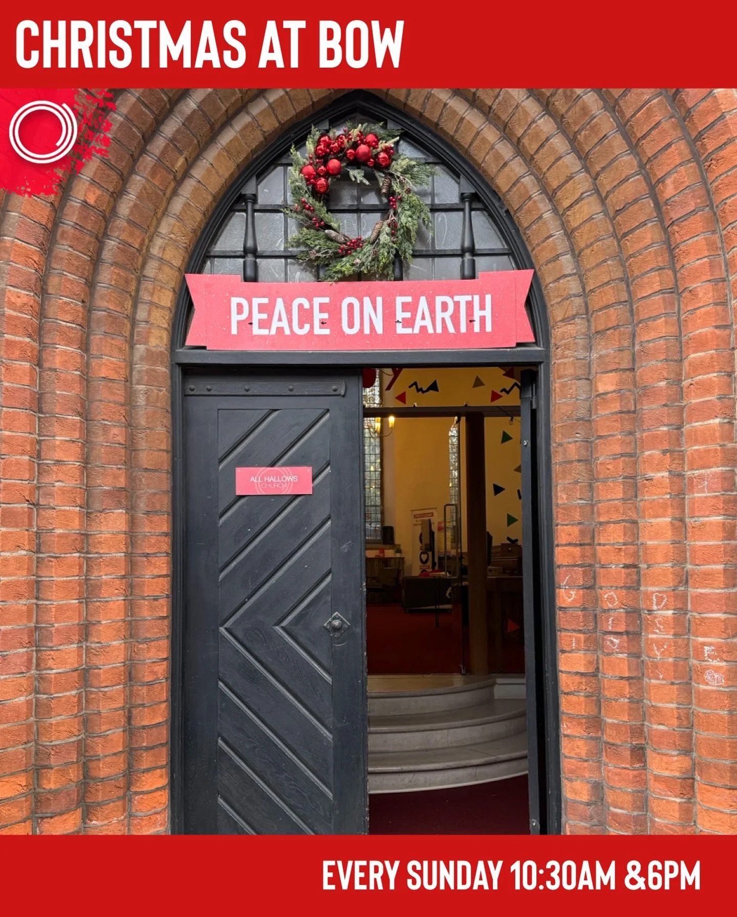 Peace on Earth begins with an open door.
This Christmas, we are welcoming our community to pause, breathe, and make room for the kind of peace that reaches hearts, homes, and our wider community.

As you step through our church doors, beneath the wor