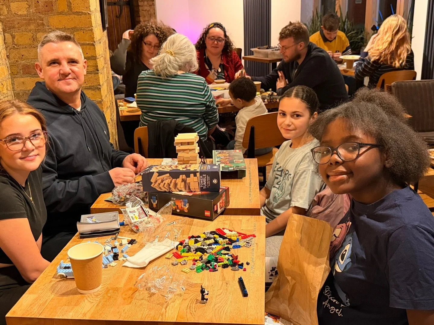 We had so much fun this weekend building Lego together. @ahabacoffee Thank you for the amazing food and drinks while we got to play.
