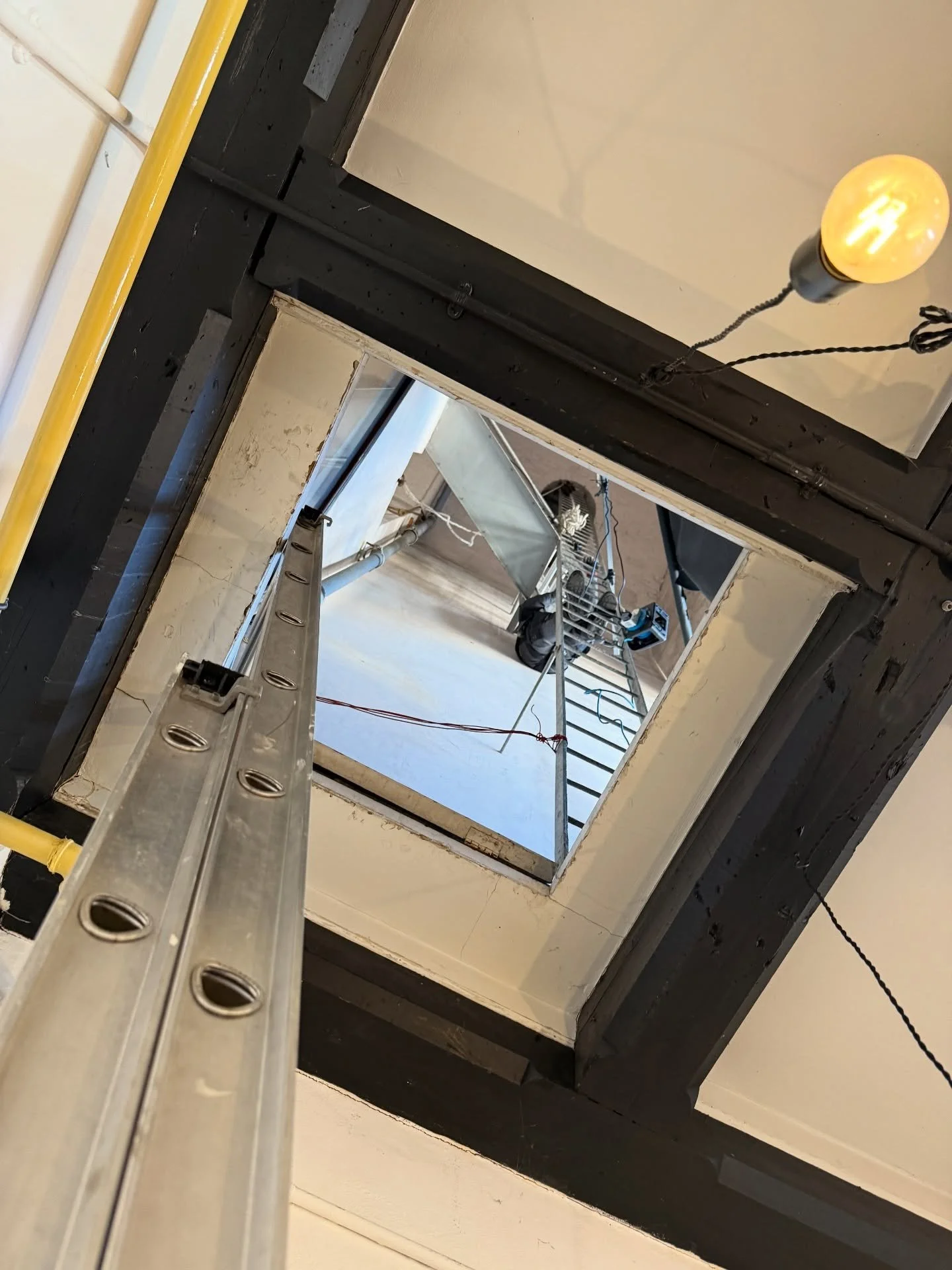 Some people don&rsquo;t realise we have a bell tower with a very dangerous ladder. Good news is we don&rsquo;t need to go up that often.