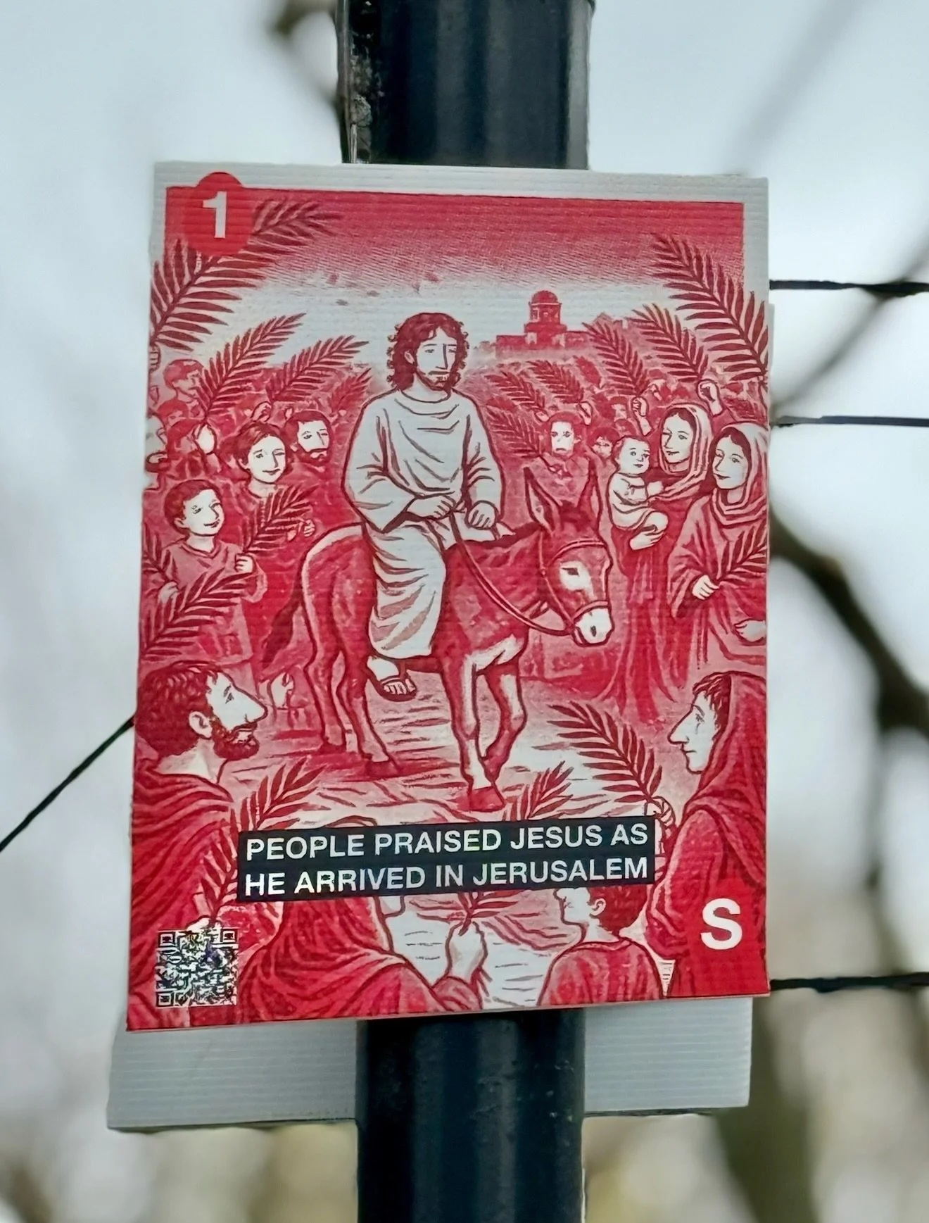 Do you know the Easter story? Well our egg hunt walked through it step by step.