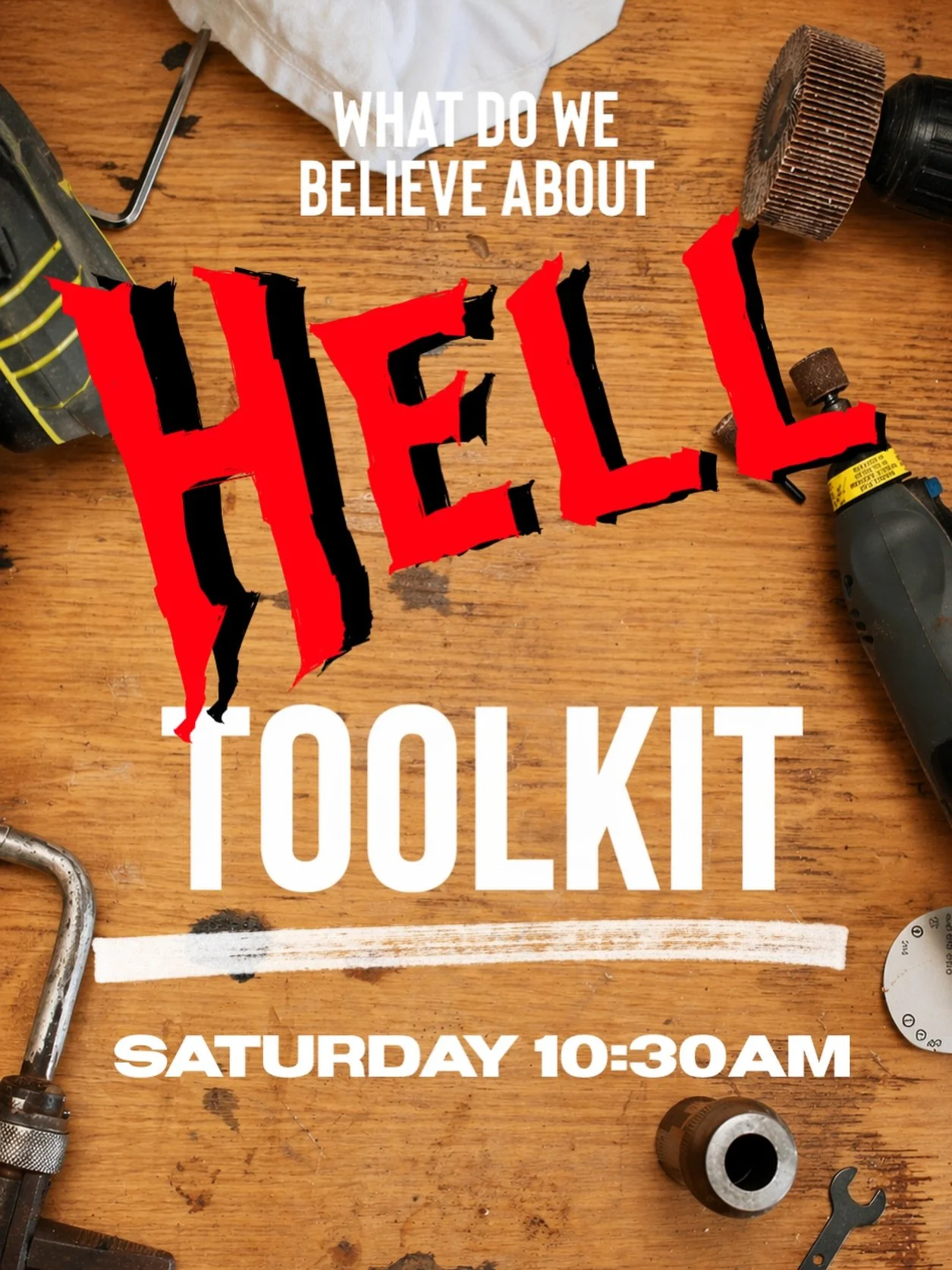 Our next Toolkit is this Saturday morning where Cris will walk us through what we actually believe as Christian&rsquo;s about Hell. Is it a real place? Does it last for eternity? Will the Devil have the keys? Join us to find out a lot more. Saturday 