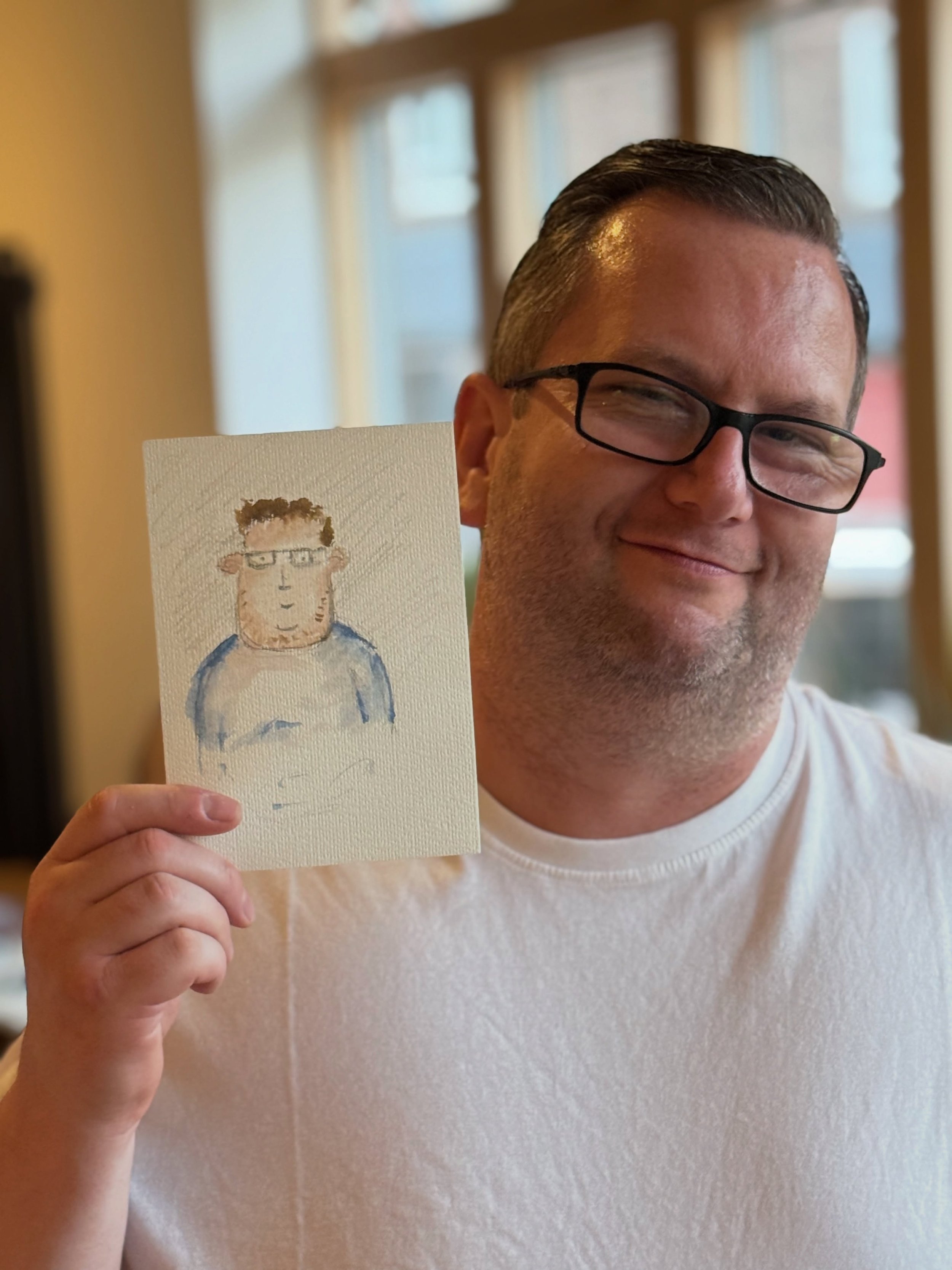 So much fun this weekend at Pizza and Portraits. @ahabacoffee