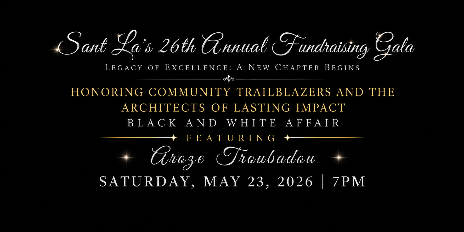 Sant La's 26th Annual Fundraising Gala