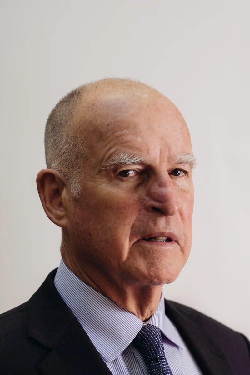  California Governor Jerry Brown for Newsweek.&nbsp; 