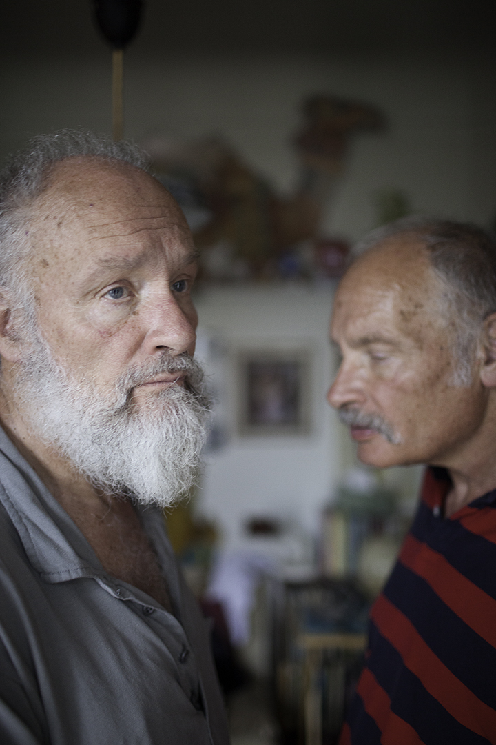 Filmmakers George and Mike Kuchar for Vice.&nbsp; 