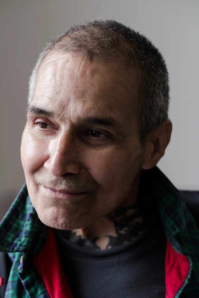 Frank Chavez, Homeless patron of SF Public Library, for Timeline.