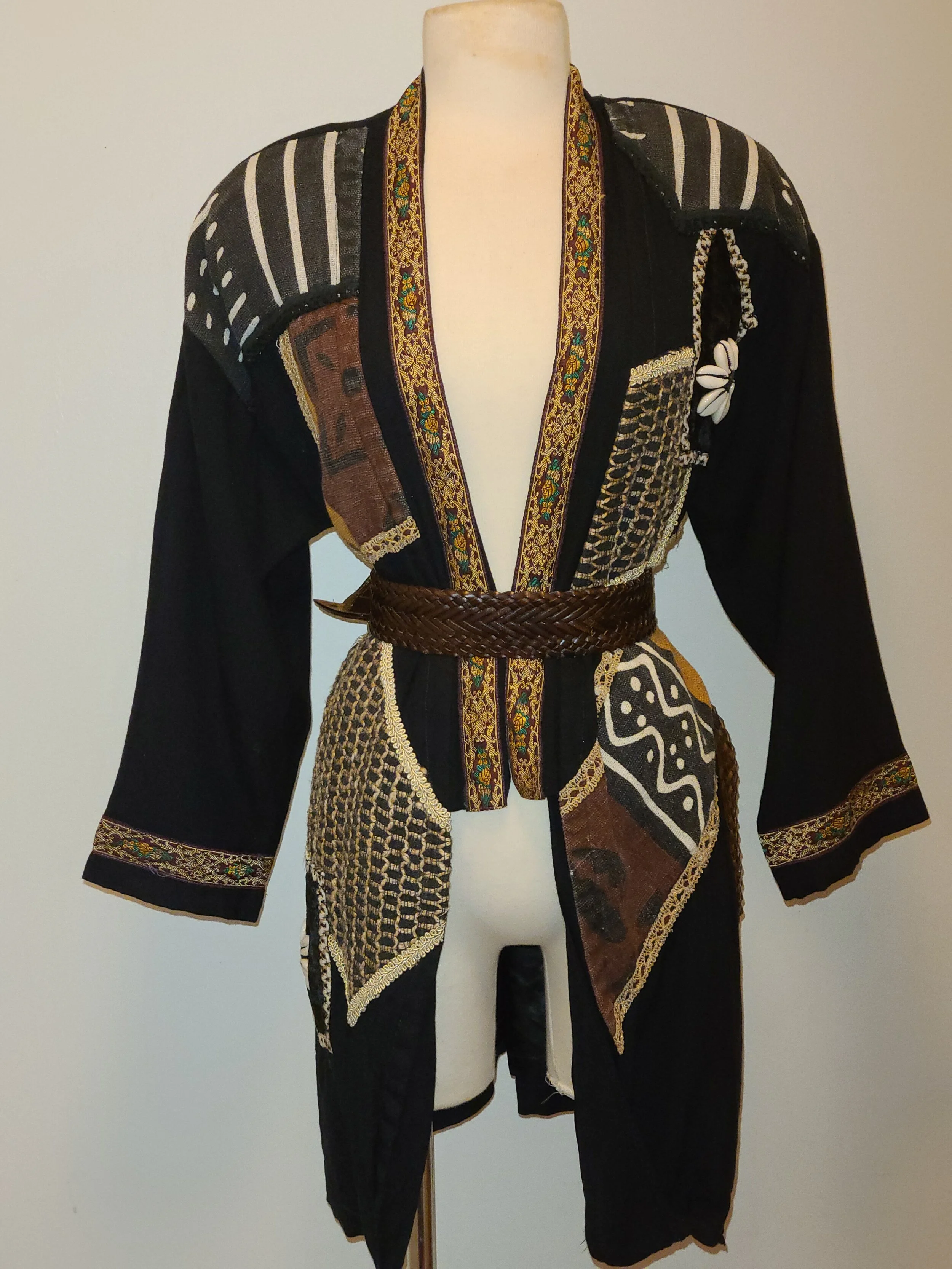 Tribal Patchwork Throw Jacket