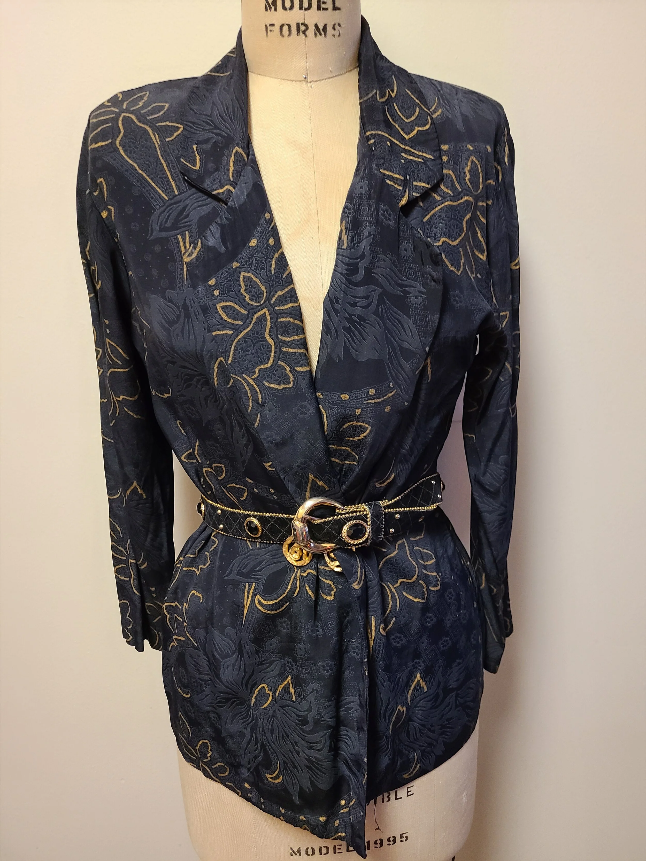 Black and Gold Blazer