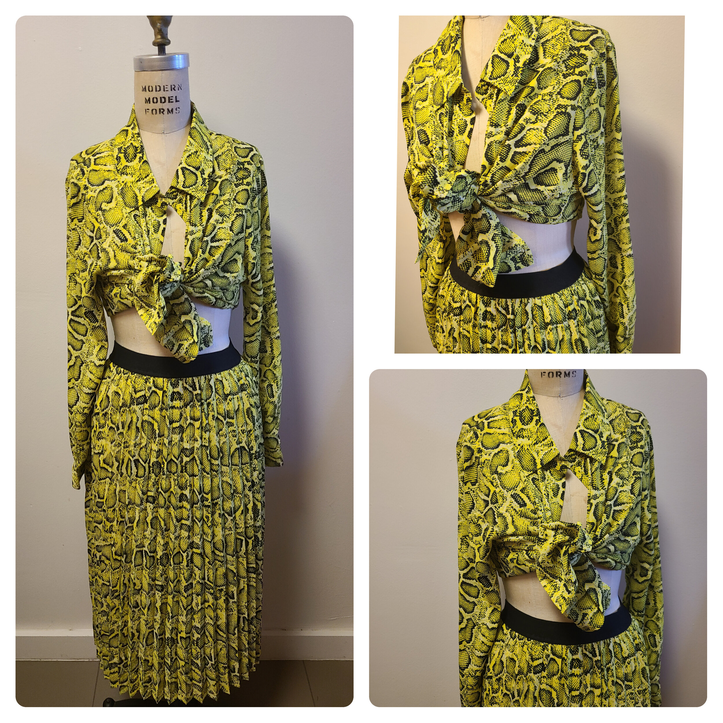 Curvy Doll 2piece Skirt Set