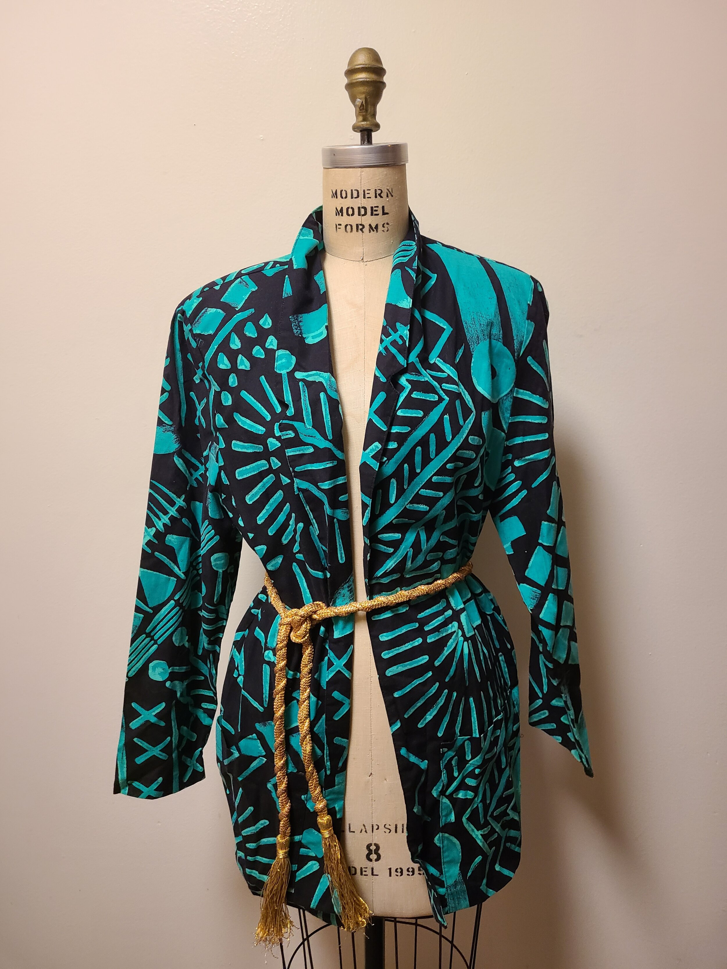 Deco Blazer Style Top