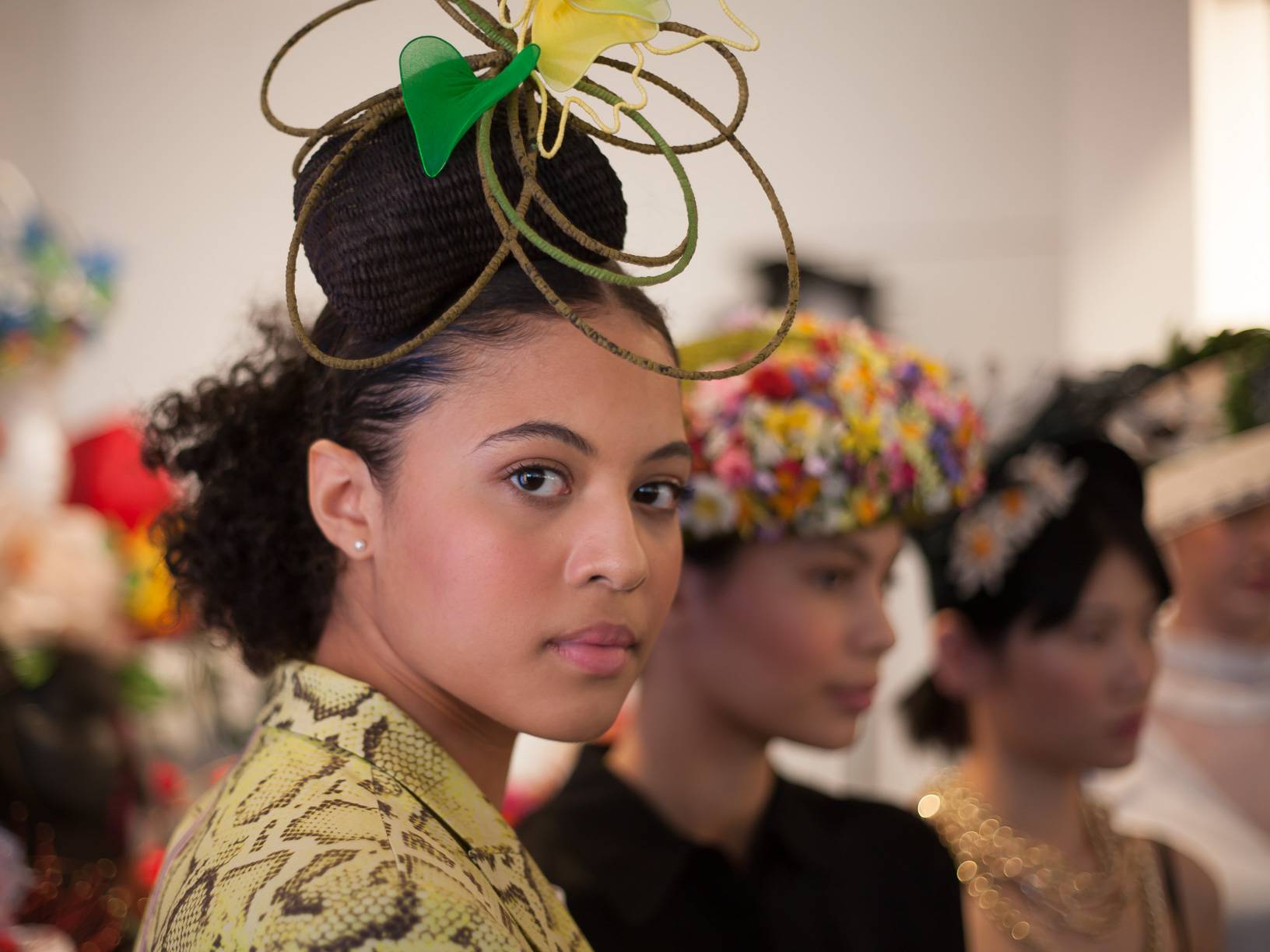 Hats made by milliners from around the world were shown at the X Terrace PINKO World Garden Hat Exhibition Press Preview earlier this month. Images from Dmi, Humble Magazine..jpg