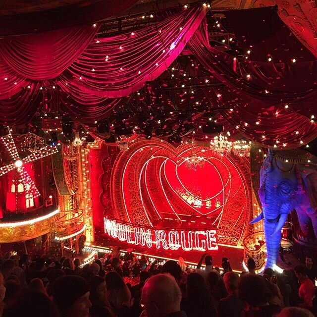 A magical evening of #truth #beauty #freedom and #love at #moulinrougebroadway is the perfect antidote for current event anxieties. Thanks @luckyseattickets for the lottery win! 
#arttherapy #luckyduck #luckyseatslottery #beinittowinit