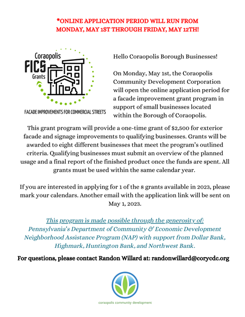 Community Resources — Coraopolis Community Development