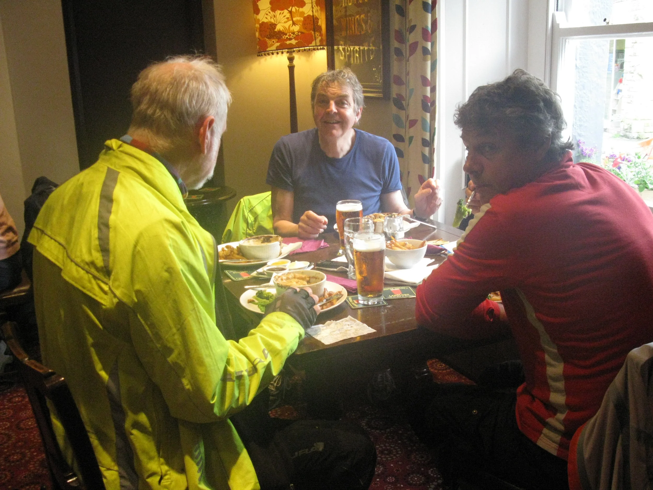  On tour dietician recommends beer and enormous pies to wind down day 2 