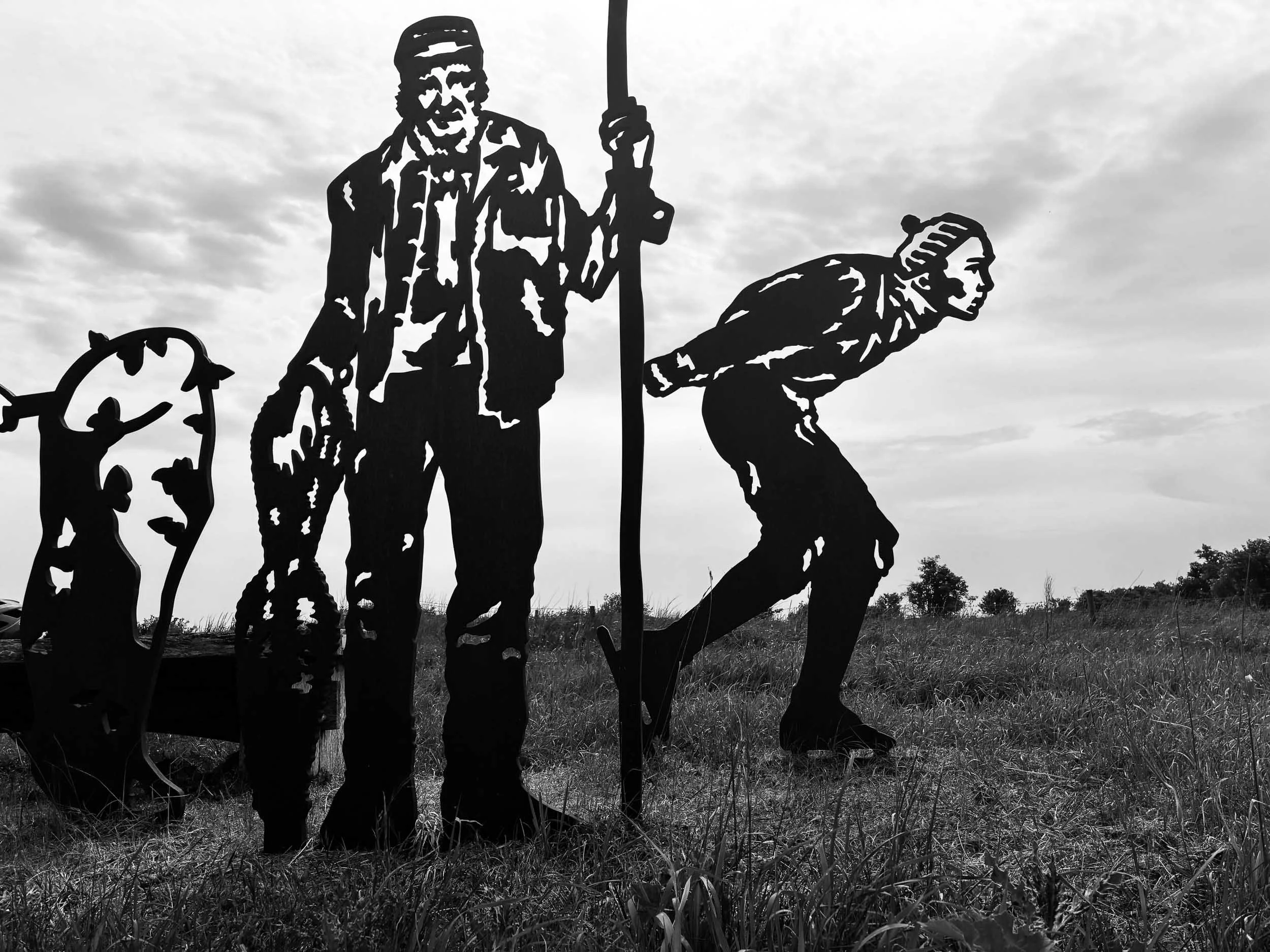 Fenland skater,eel potter, Wickham Fen