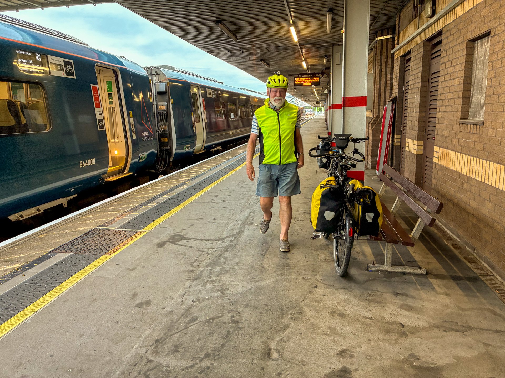 Arrival at Holyhead