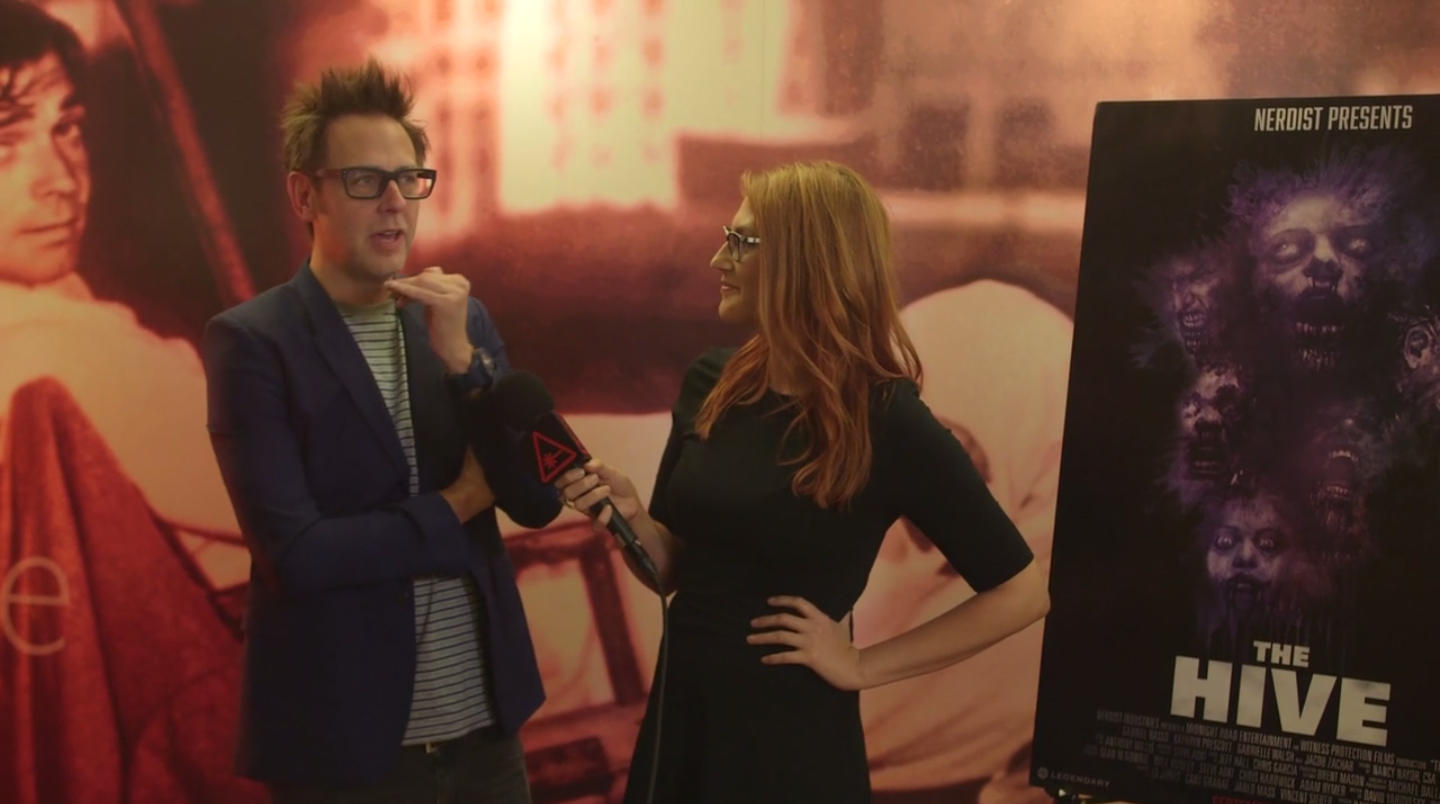 Clarke Wolfe and James Gunn Red Carpet THE HIVE.jpg