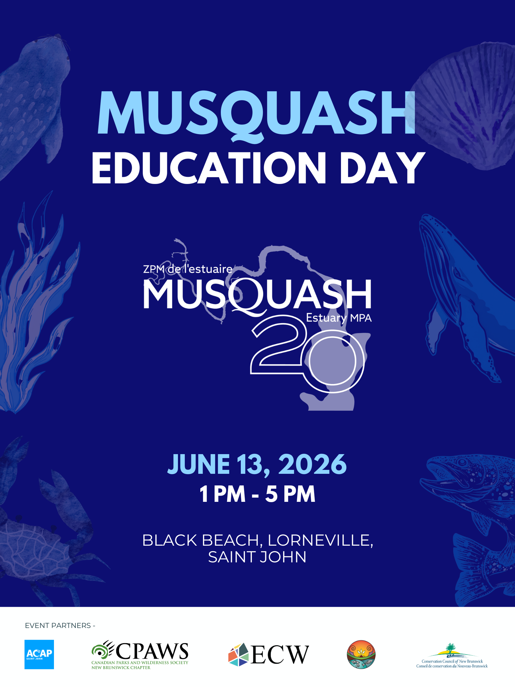 Black Beach Education Day - Musquash MPA 20th Anniversary Kick-off