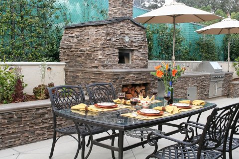 Ideas for masonry Milford NH - Outdoor fireplace Milford NH, New Hampshire masonry design and installation