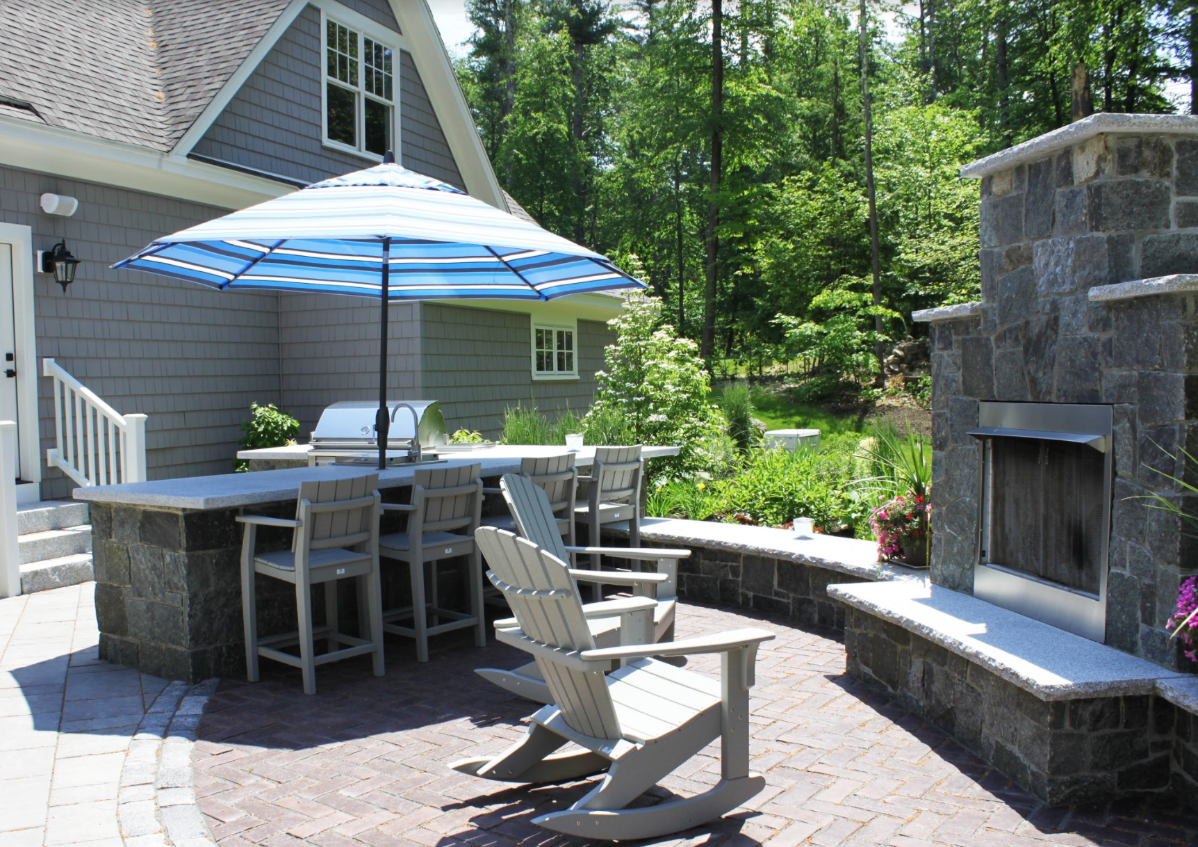 Top landscaping services, including masonry in Amherst, NH