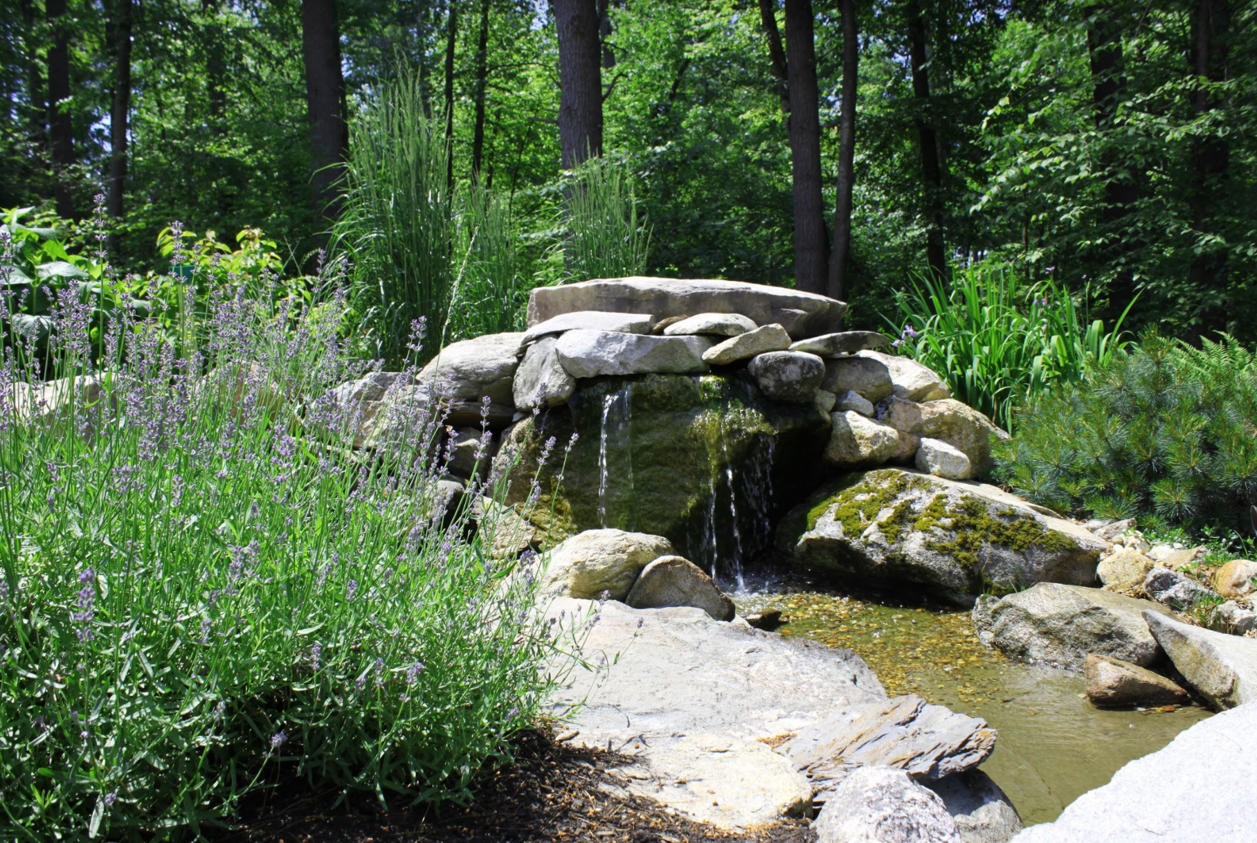 Amherst, NH top landscaper for landscape design with water features