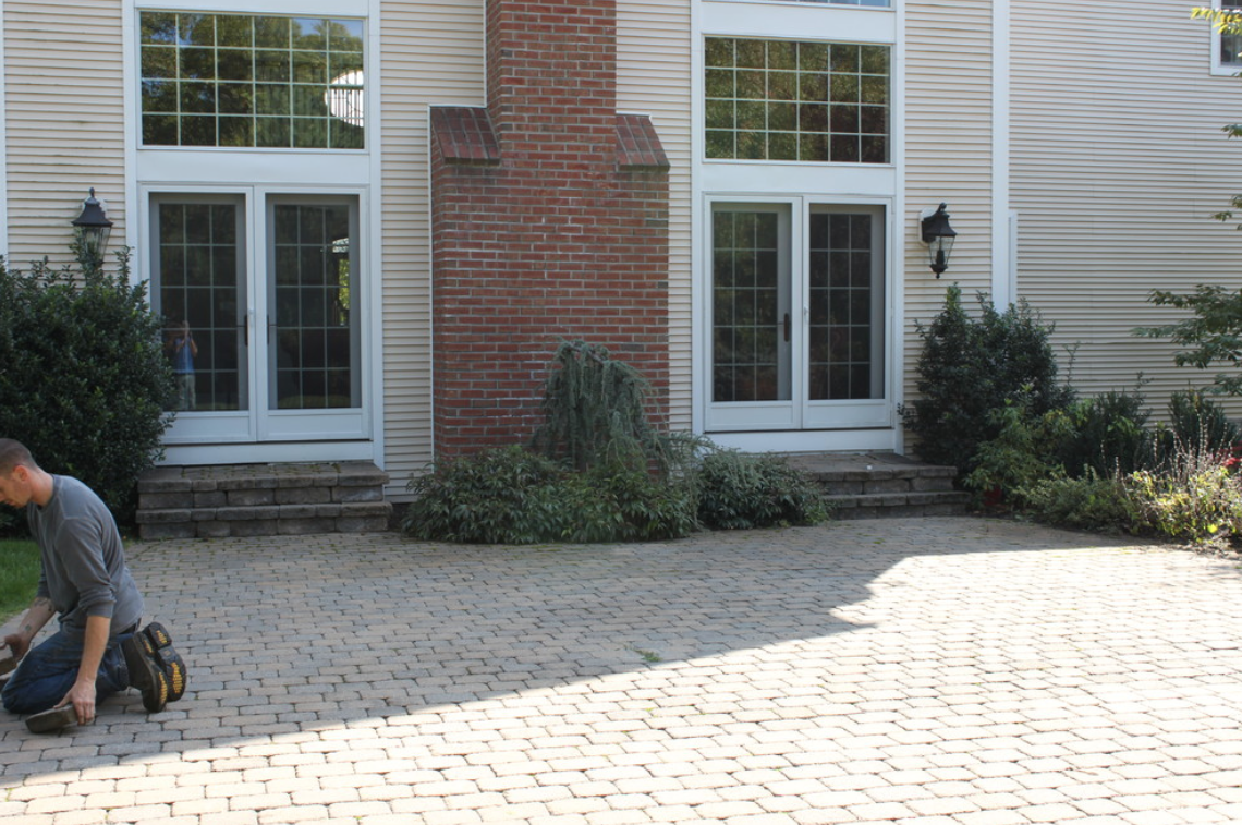 Landscaper for paver walkway in Milford, Laconia, Concord, NH Northern Lights