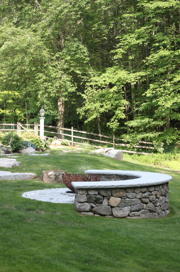 Top landscaper for outdoor fireplace in Westford, NH