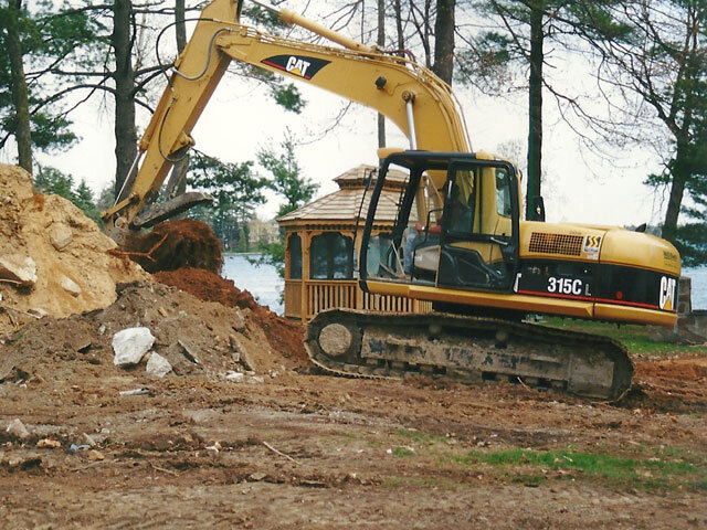 excavating contractors Milford NH - excavation Milford NH - french drain Amherst NH