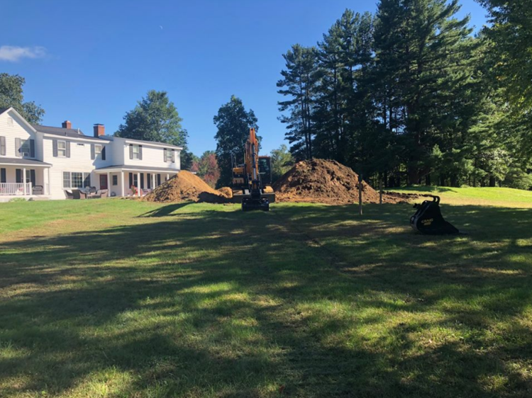 French Drain Amherst NH - Excavation Milford, NH