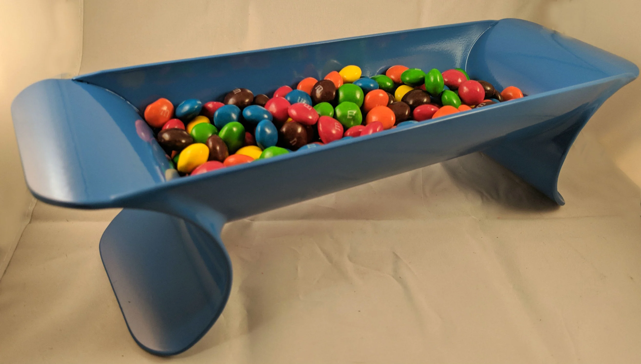 Blue powder coated aluminum Candy Dish