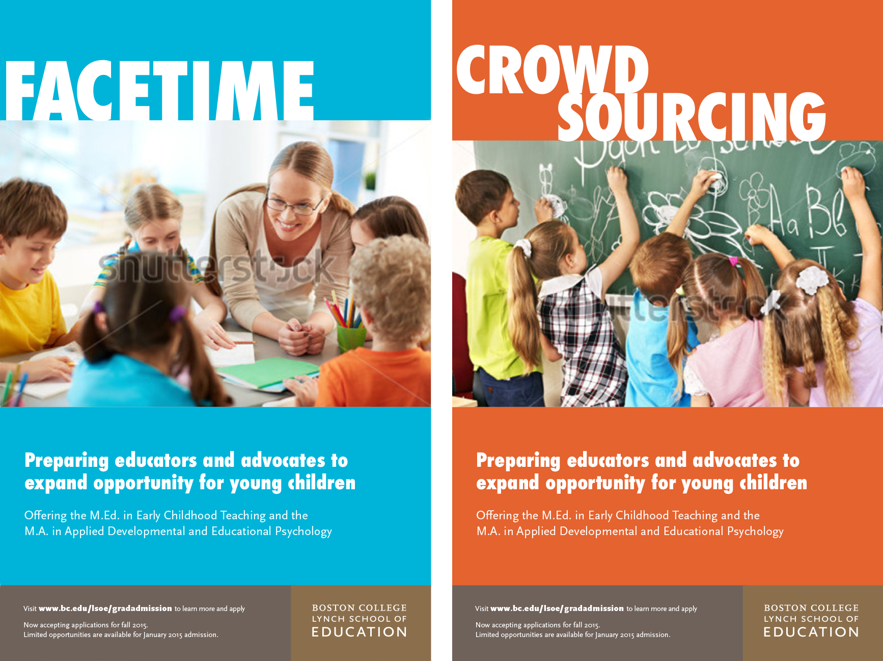 Proposed Poster Campaign for Lynch School of Education