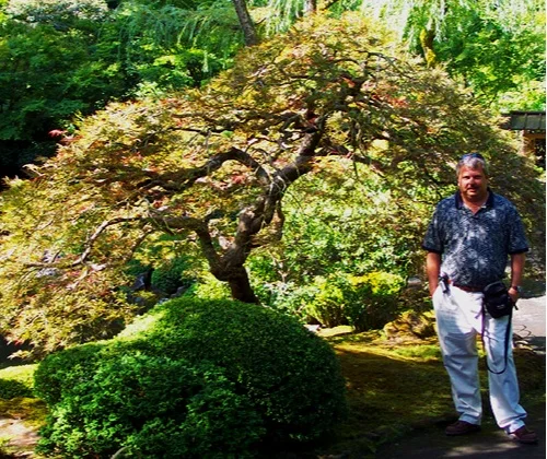 Maple Ridge Nursery co-founder Mike Francis on a trip to Oregon.