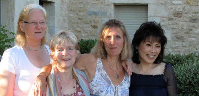 Photograph L-R: Anne Brain, Liz Warde, Fiona Ballantine-Dykes and Noriko Ogawa