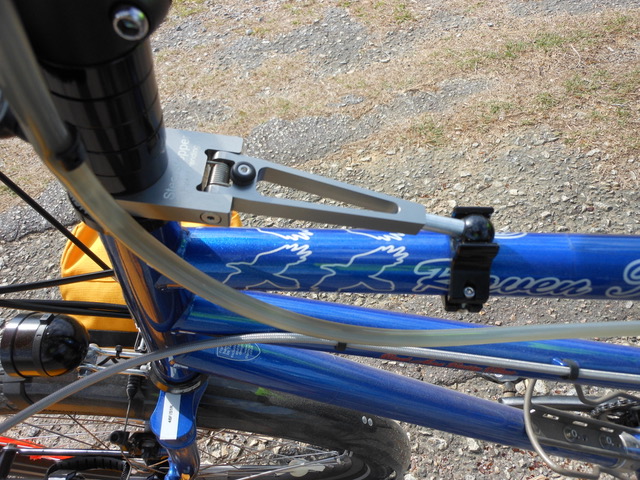 SteerStopper® with Custom Extension on Thorn Raven Tandem. Photo Courtesy of Neil R.