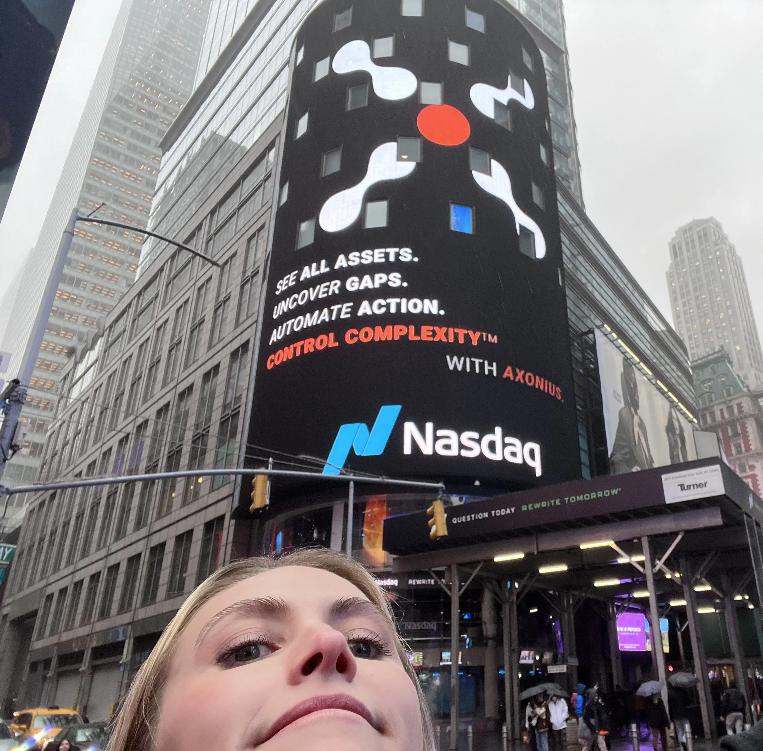 Axonius in Times Square 2024