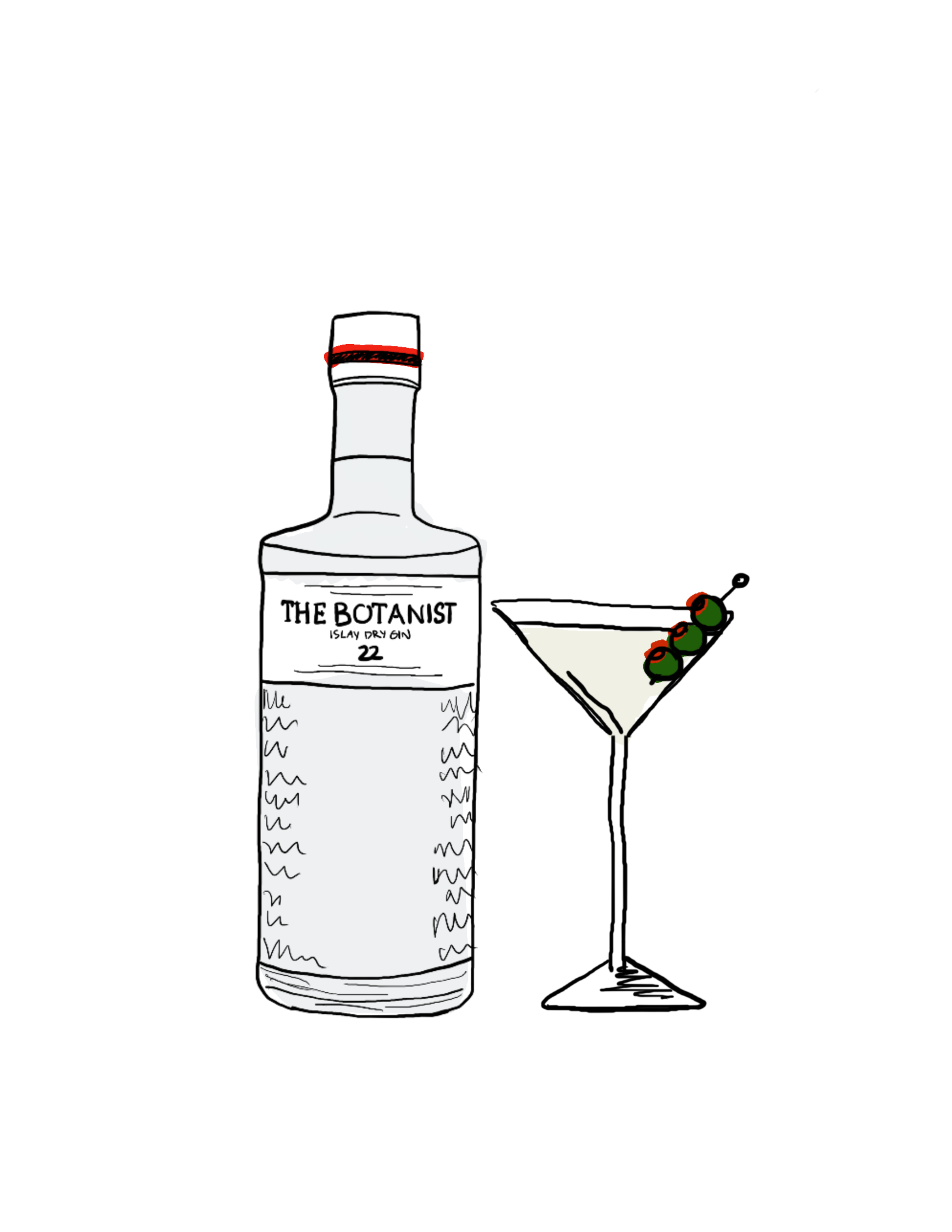 Dirty Gin Martini