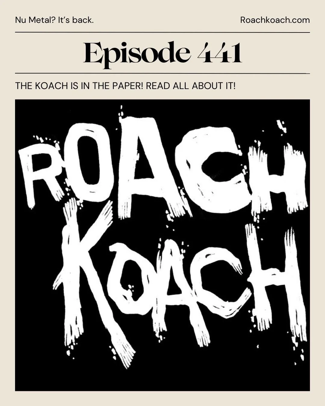 Episode 441: Who's Tweeting "The Koach in print" episode artwork