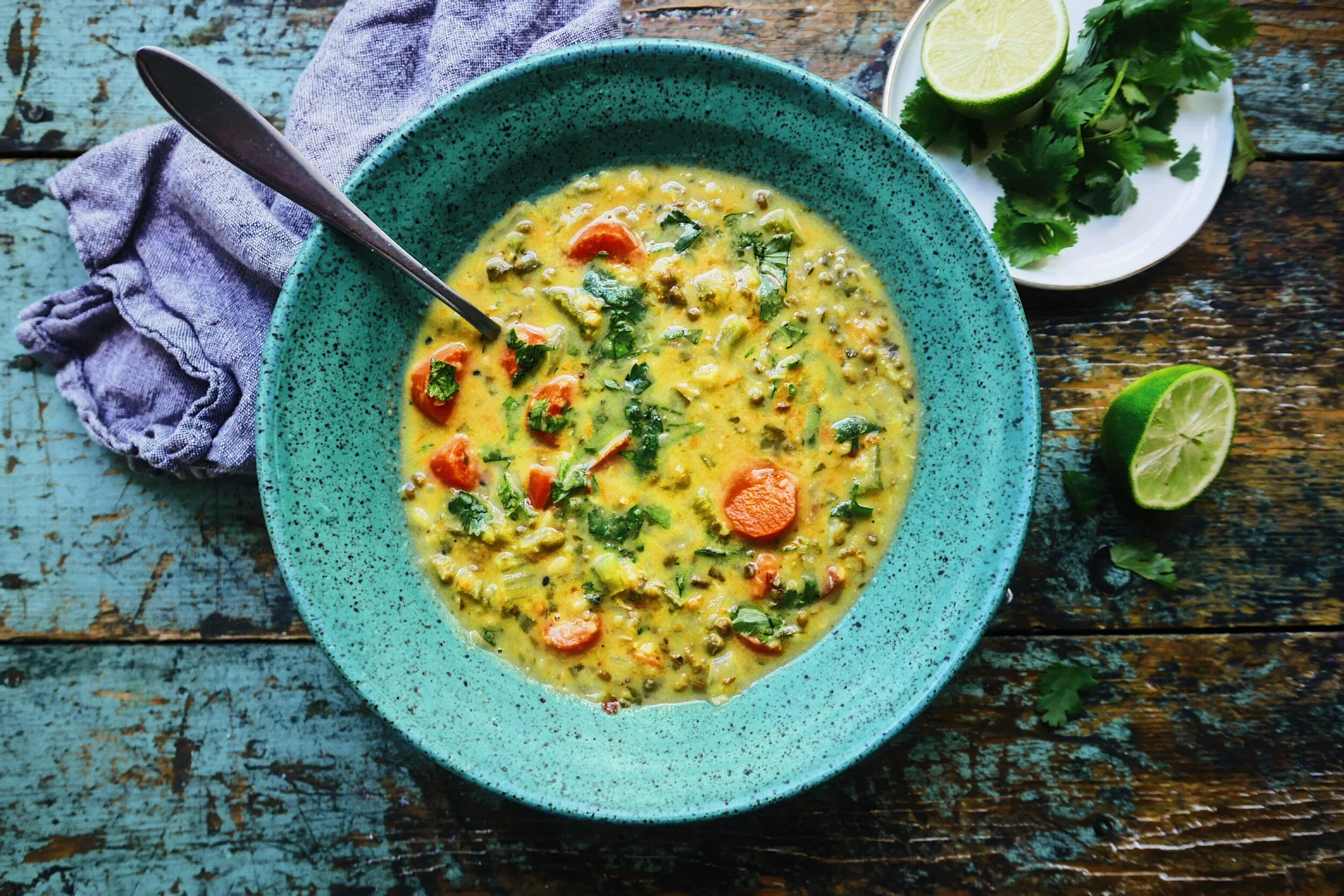 spicy coconut dal