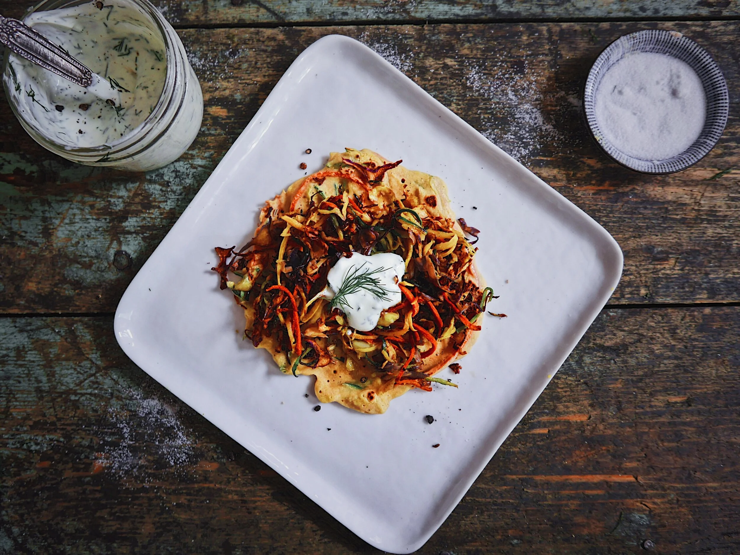 indian spiced dosa tacos
