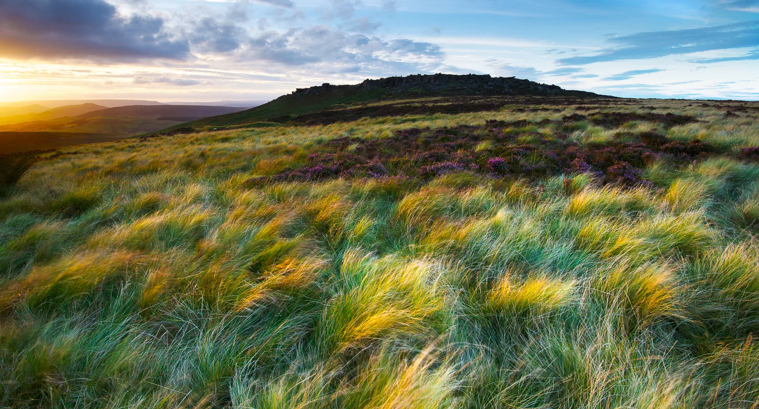 SUNSET OVER STANAGE EDGE