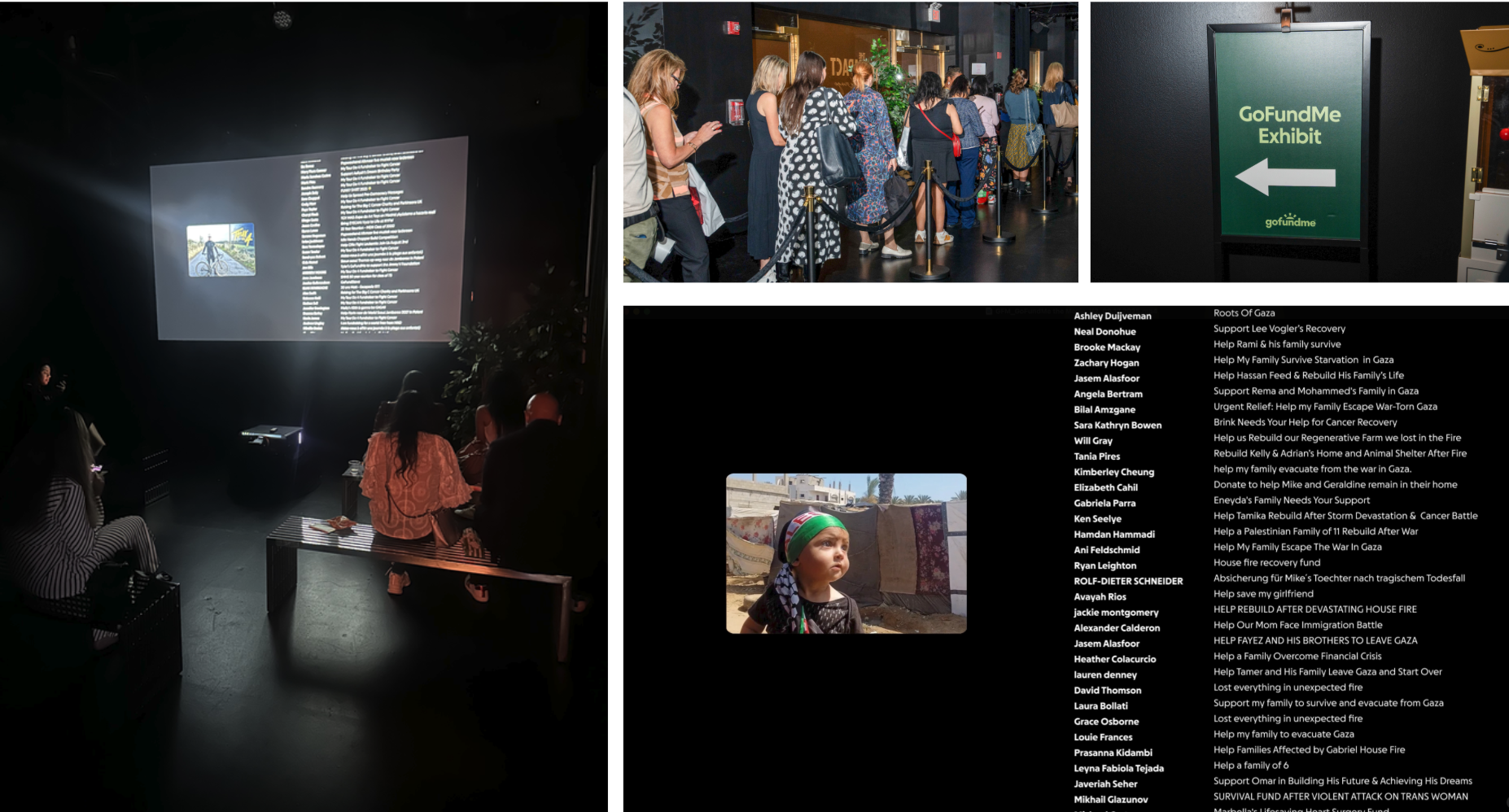 A feature length credit sequence honoring EVERYONE who donated on GoFundMe in a 1-hour period.   