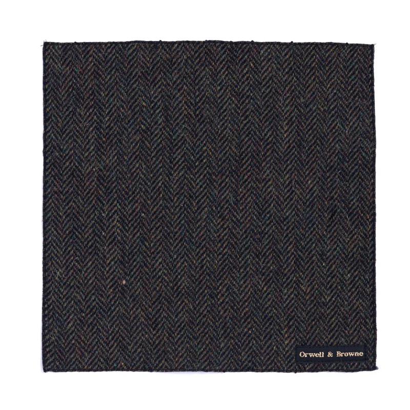 Orwell & Browne - Donegal Tweed Pocket Square - Made In Ireland