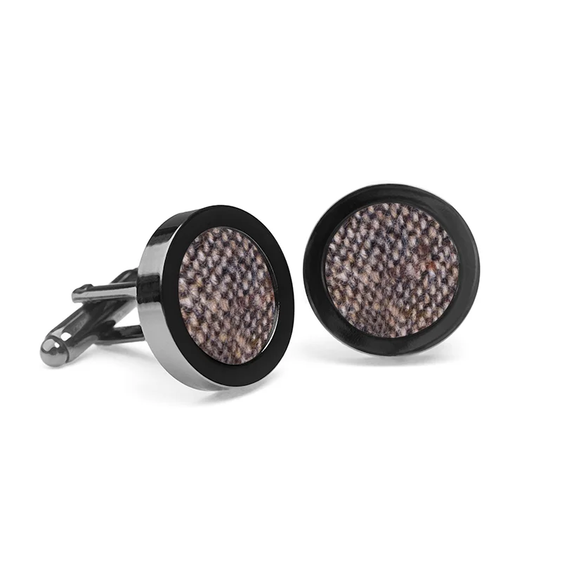 Orwell & Browne - Donegal Tweed Cufflinks - Made In Ireland
