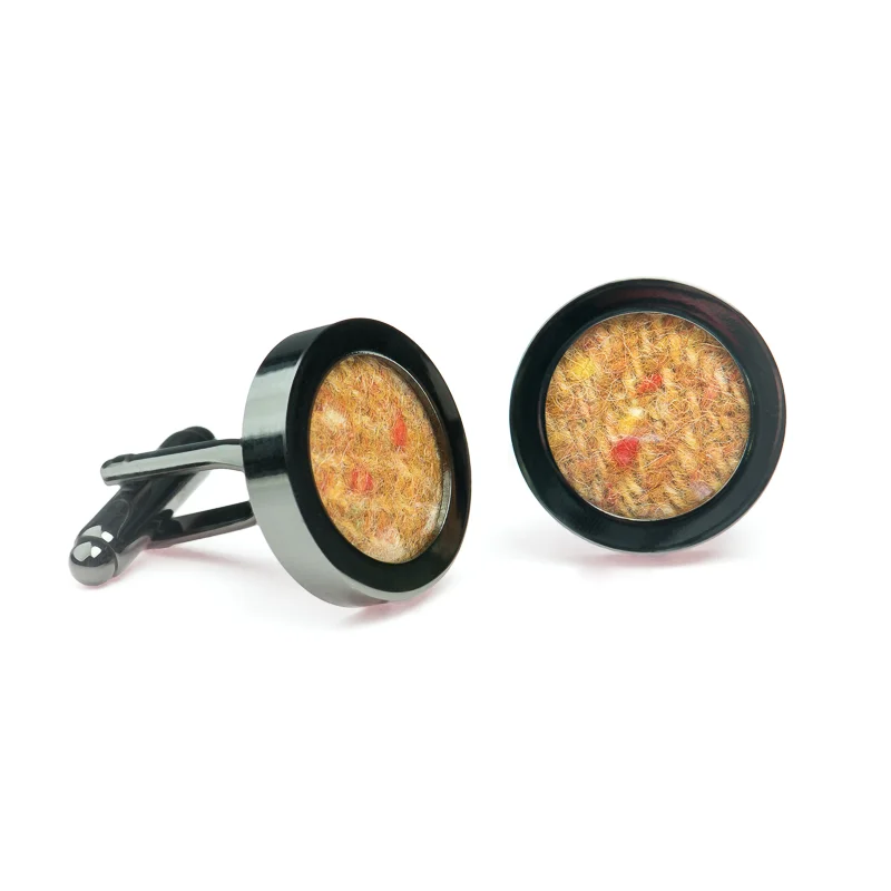 Orwell & Browne - Donegal Tweed Cufflinks - Made In Ireland