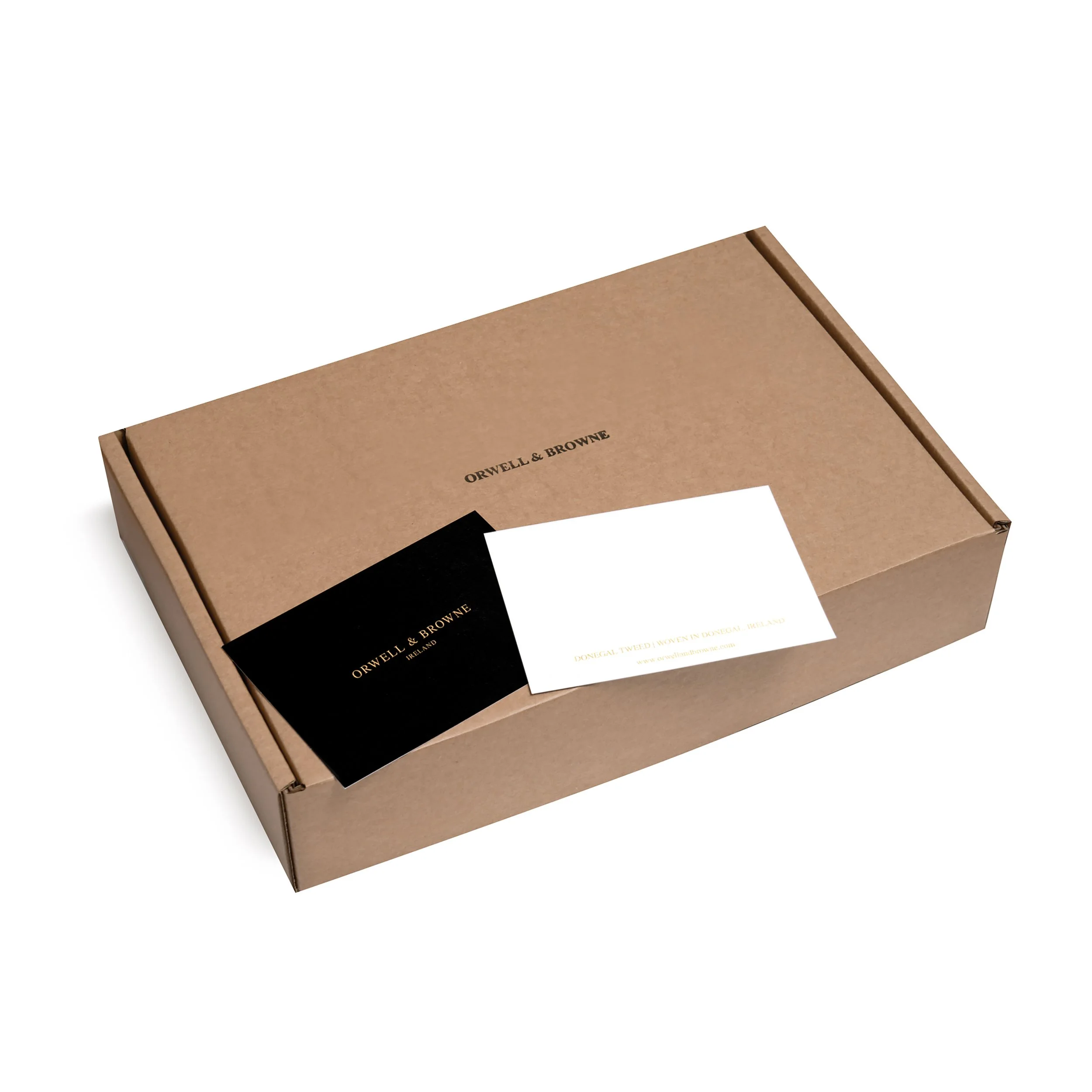 Orwell & Browne Donegal Tweed Wool Corporate Gift Boxes | Irish Corporate Gifts | Made in Ireland