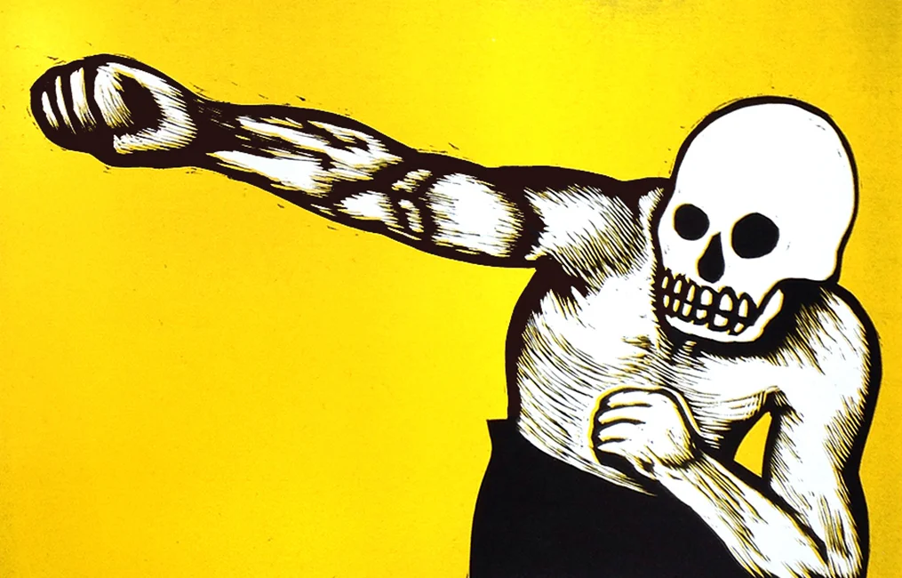 Boxing Skeleton