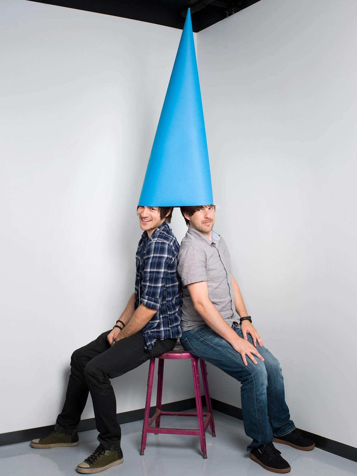 YouTube comedians Anthony Padilla and Ian Hecox of SMOSH for Variety