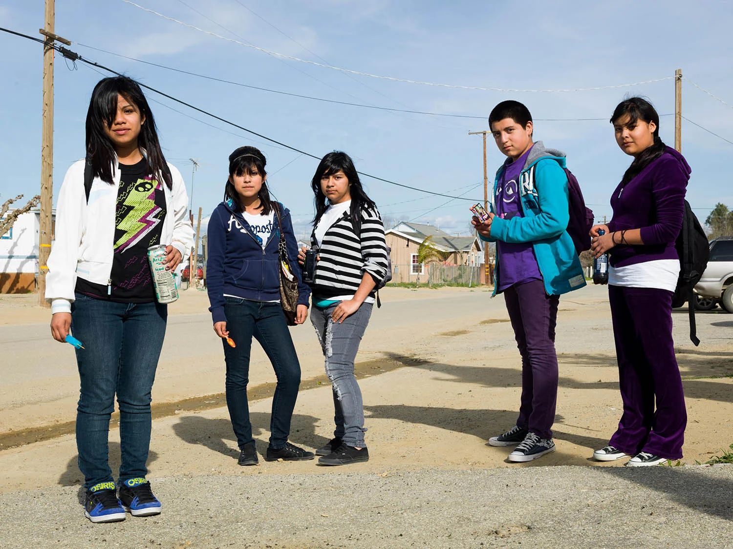 After school in Lost Hills, CA. March 7, 2011